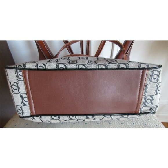 Langshahong Large Zippered Carry-On Bag Tote Brown - Picture 4 of 8